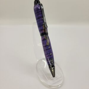 Purple Curly Maple Pen