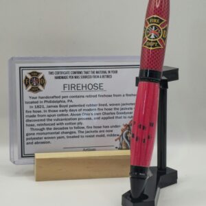 Red Fire Hose Pen