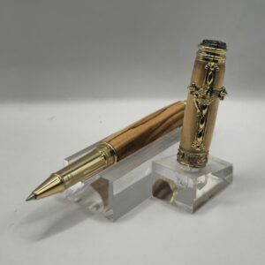 Bethlehem Olive Wood Pen  (Gold)
